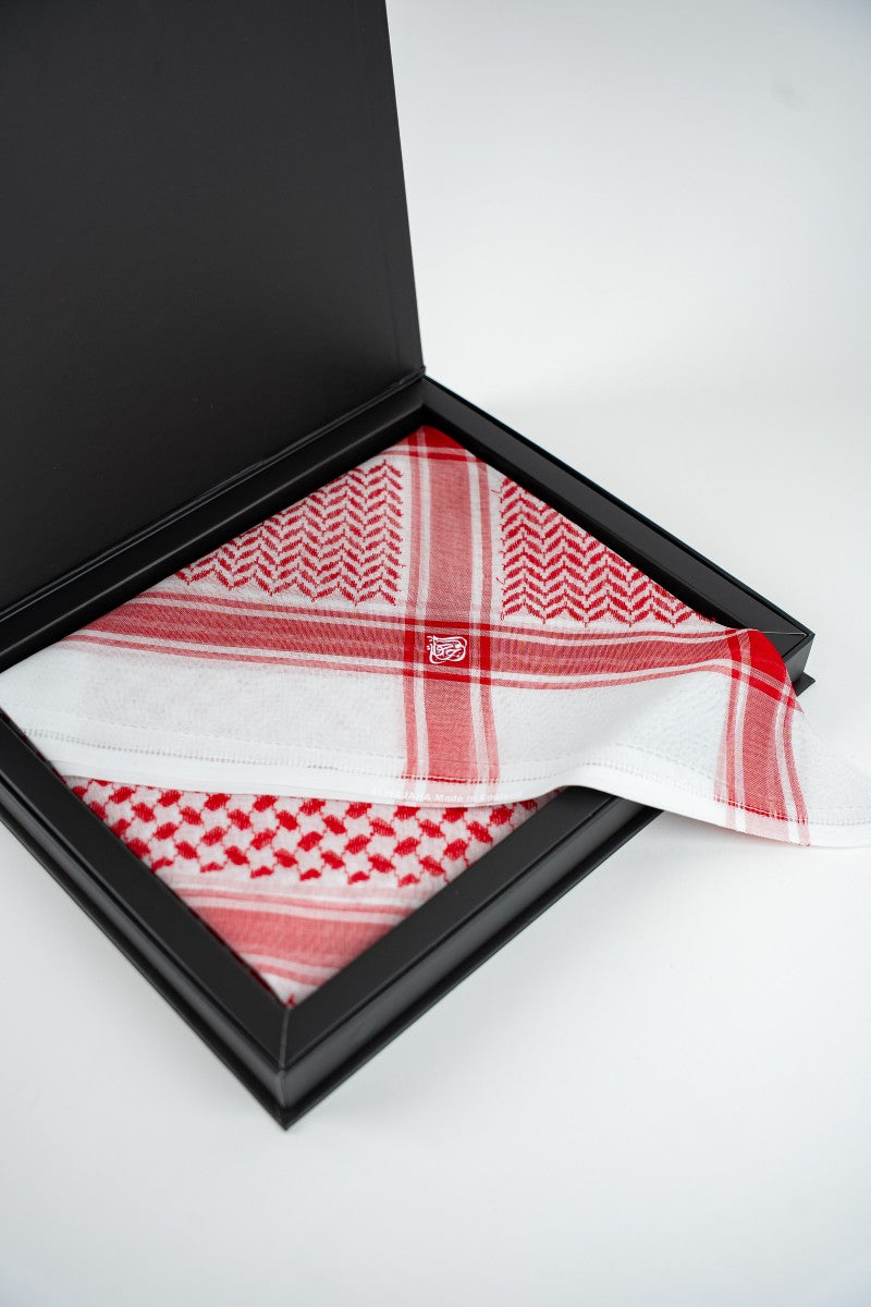 Al Wajaha Classic Red Shemagh