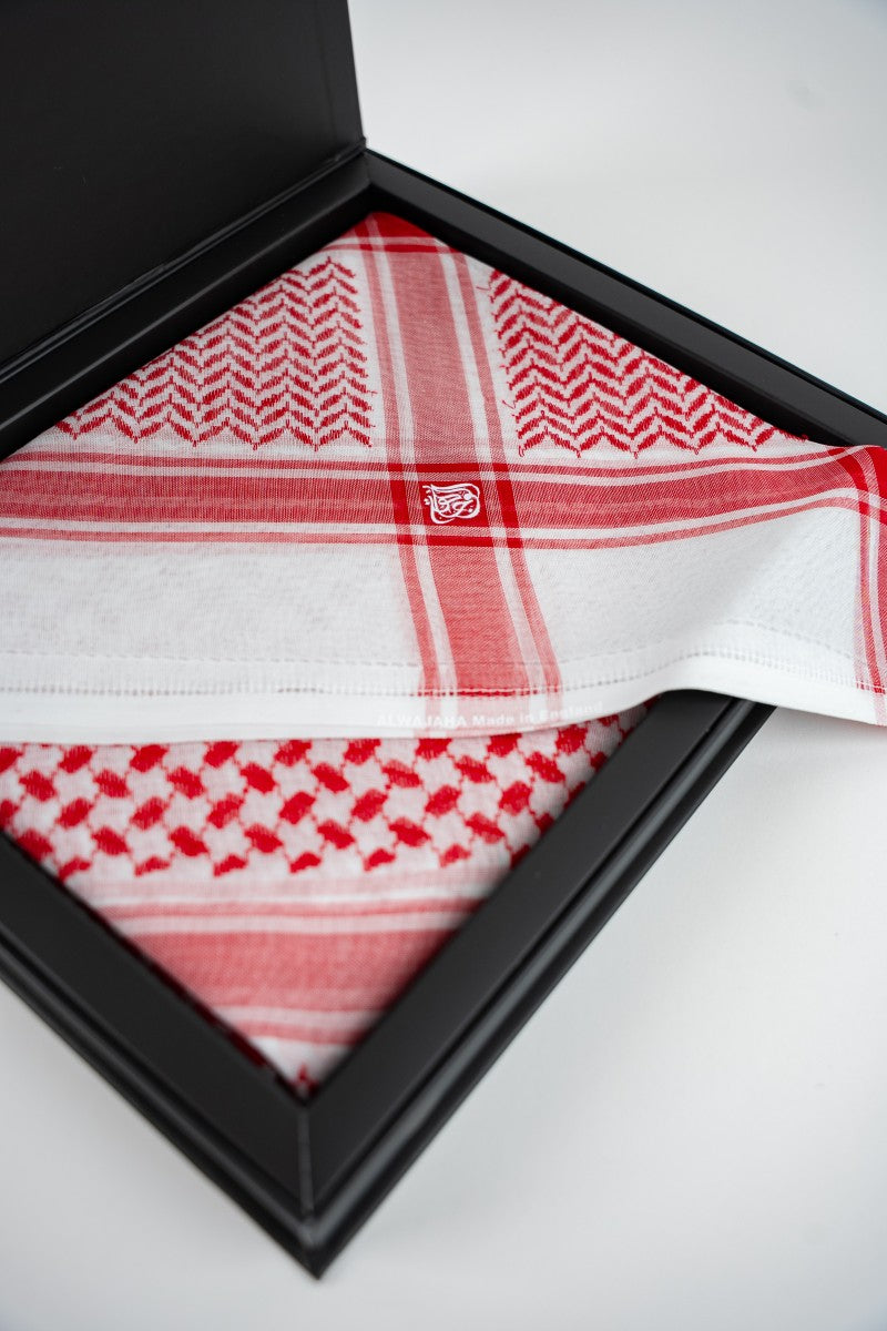 Al Wajaha Classic Red Shemagh