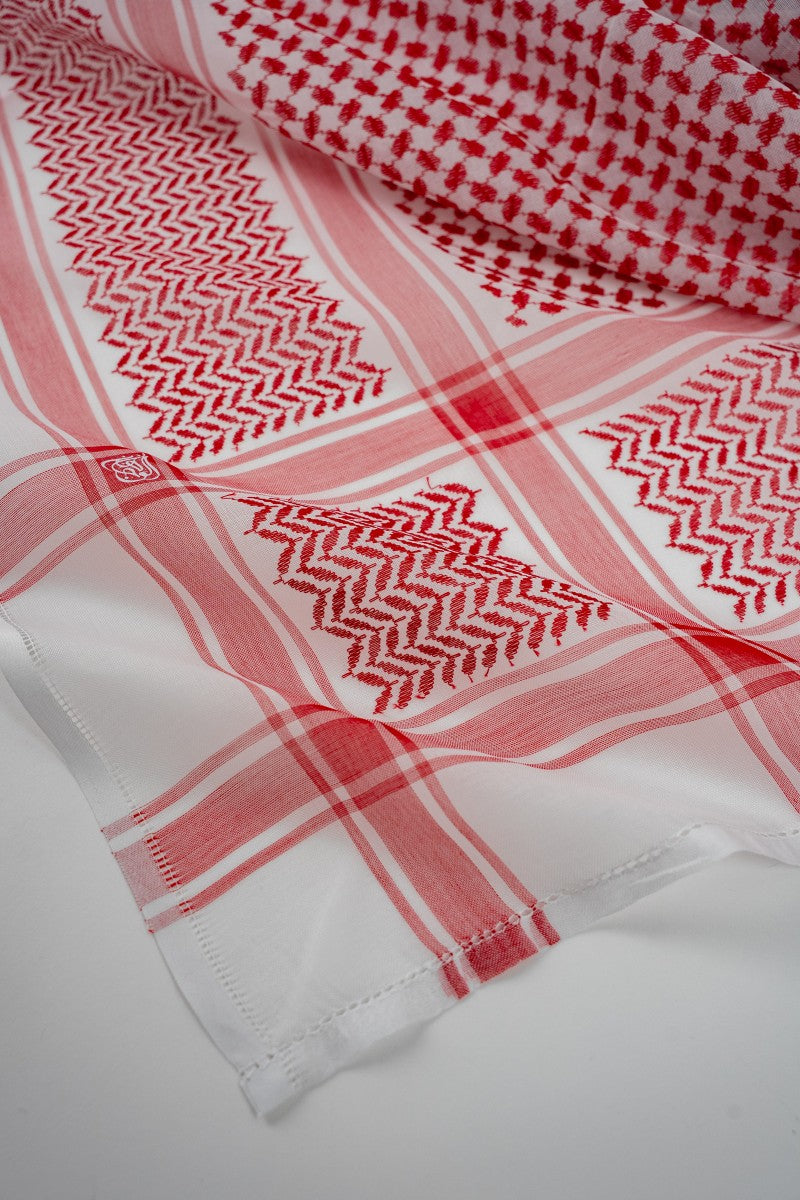 Al Wajaha Classic Red Shemagh