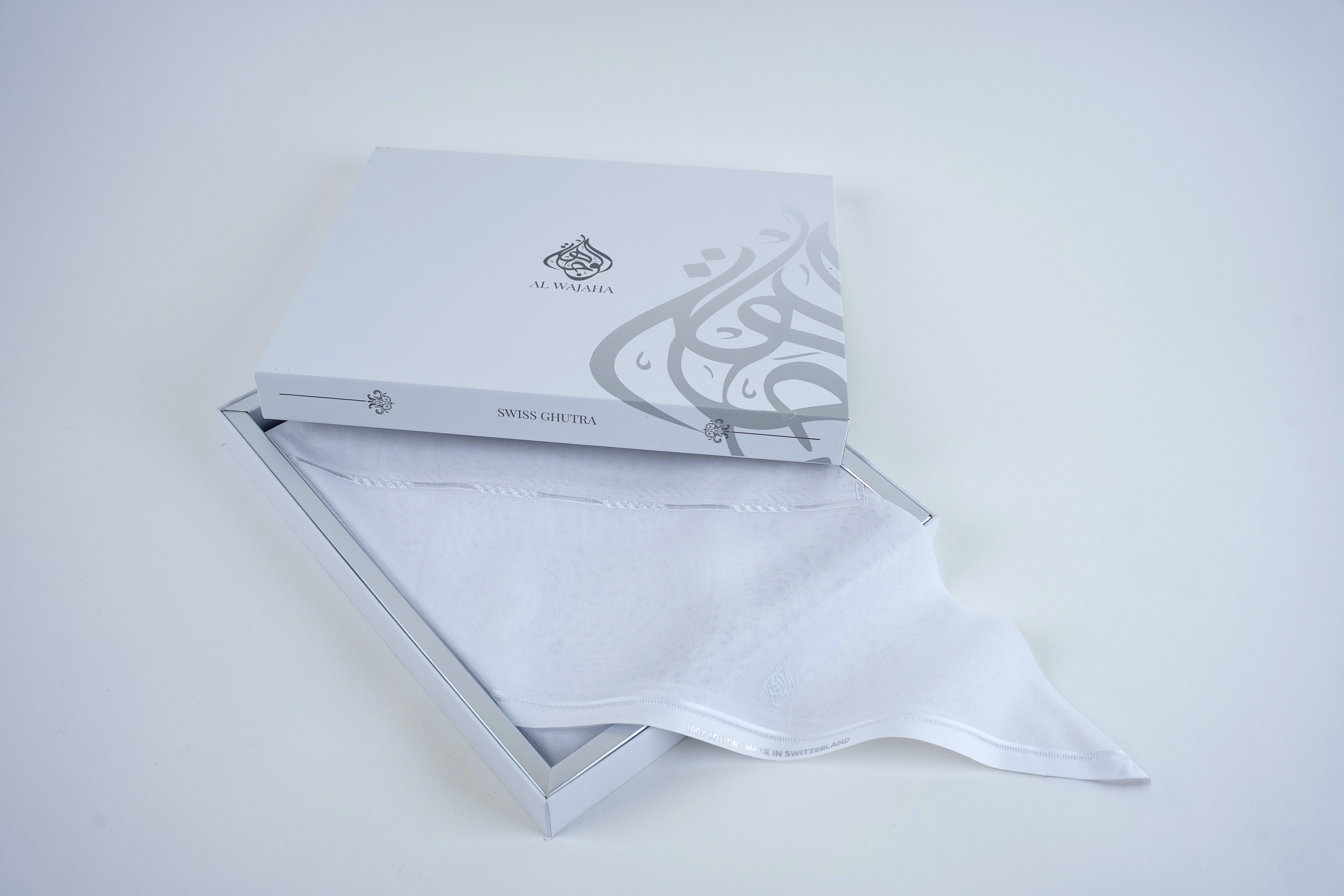 غترة الوجاهة السويسرية – مطرزة