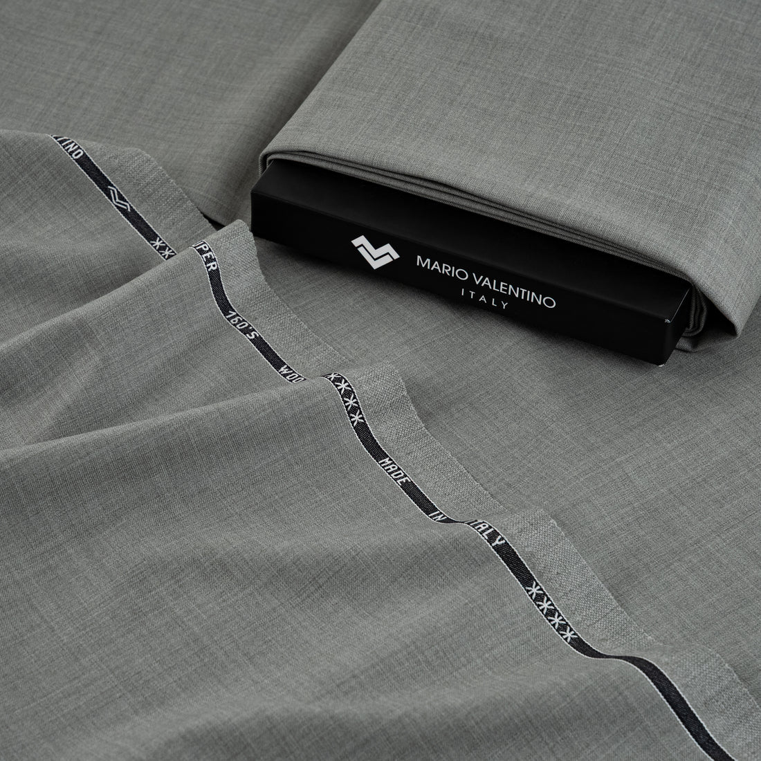 Mario Valentino Italian Fabric - Grigio Chiaro (Light Pearl Grey) | Mario Valentino Made in Italy
