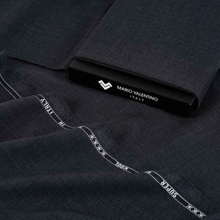 Mario Valentino Italian Fabric - Antracite Scuro (Dark Anthracite Charcoal) | Mario Valentino Made in Italy