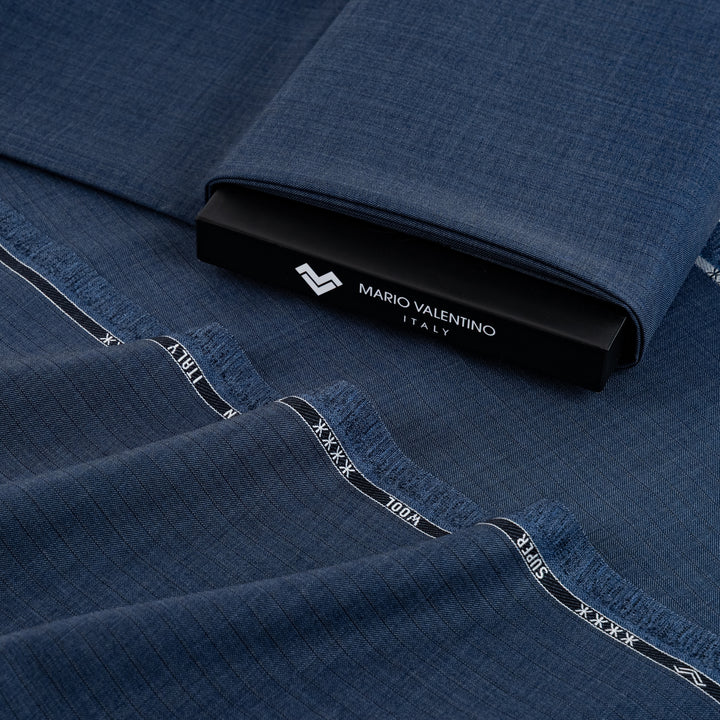 Mario Valentino Italian Fabric - Blu Zaffiro (Sapphire Navy Blue) | Mario Valentino Made in Italy
