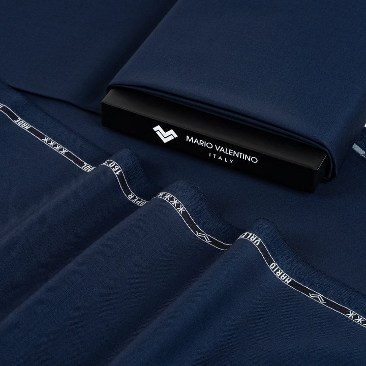 Mario Valentino Italian Fabric - Blu Marino Scuro (Dark Marine Navy) | Mario Valentino Made in Italy