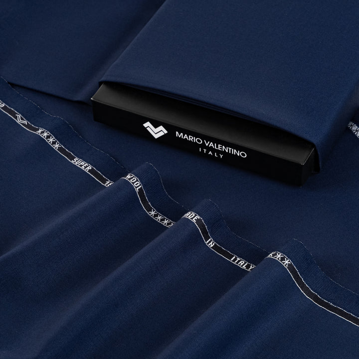 Mario Valentino Italian Fabric - Blu Notte Intenso (Deep Midnight Navy) | Mario Valentino Made in Italy