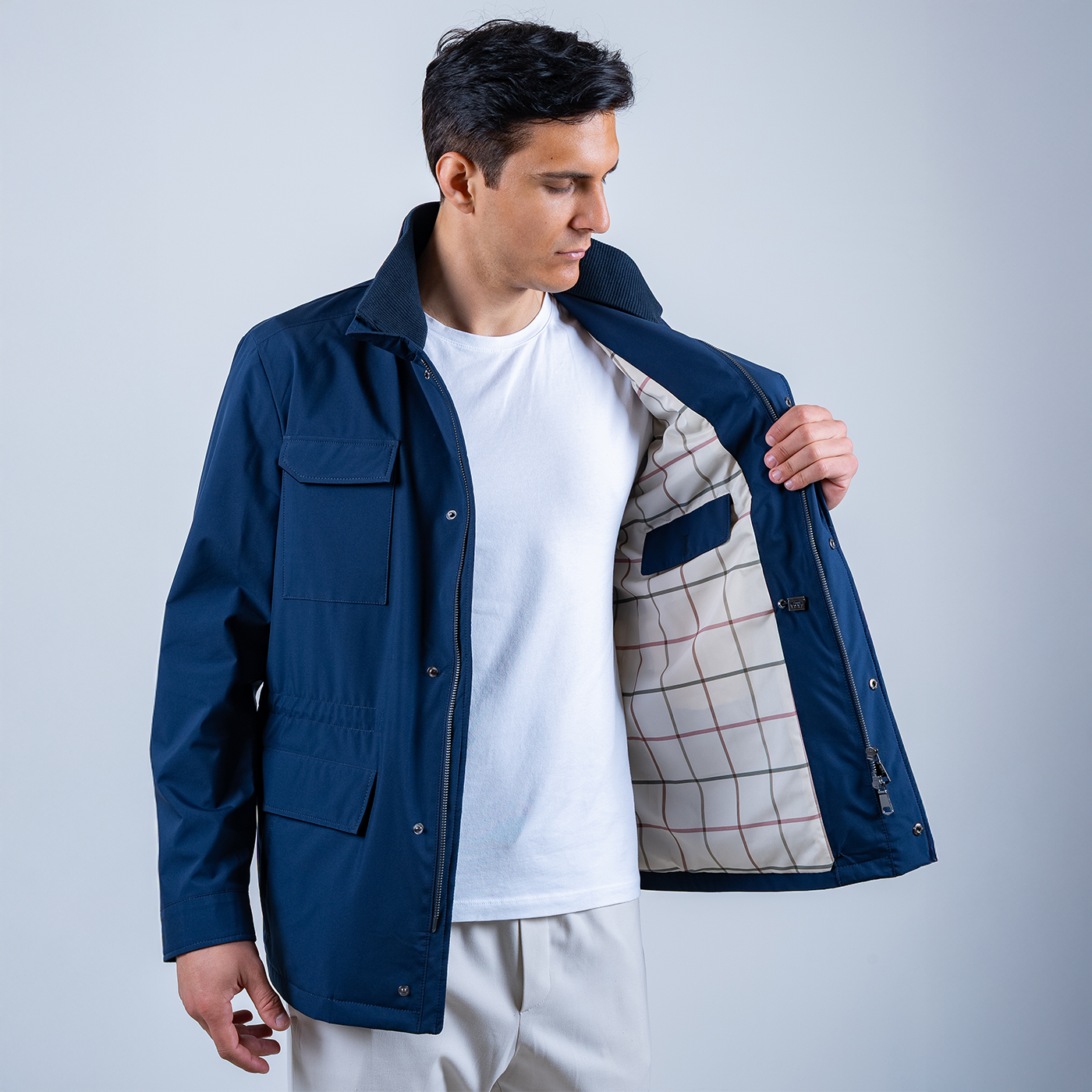 Travel Jacket M1009 - Blue