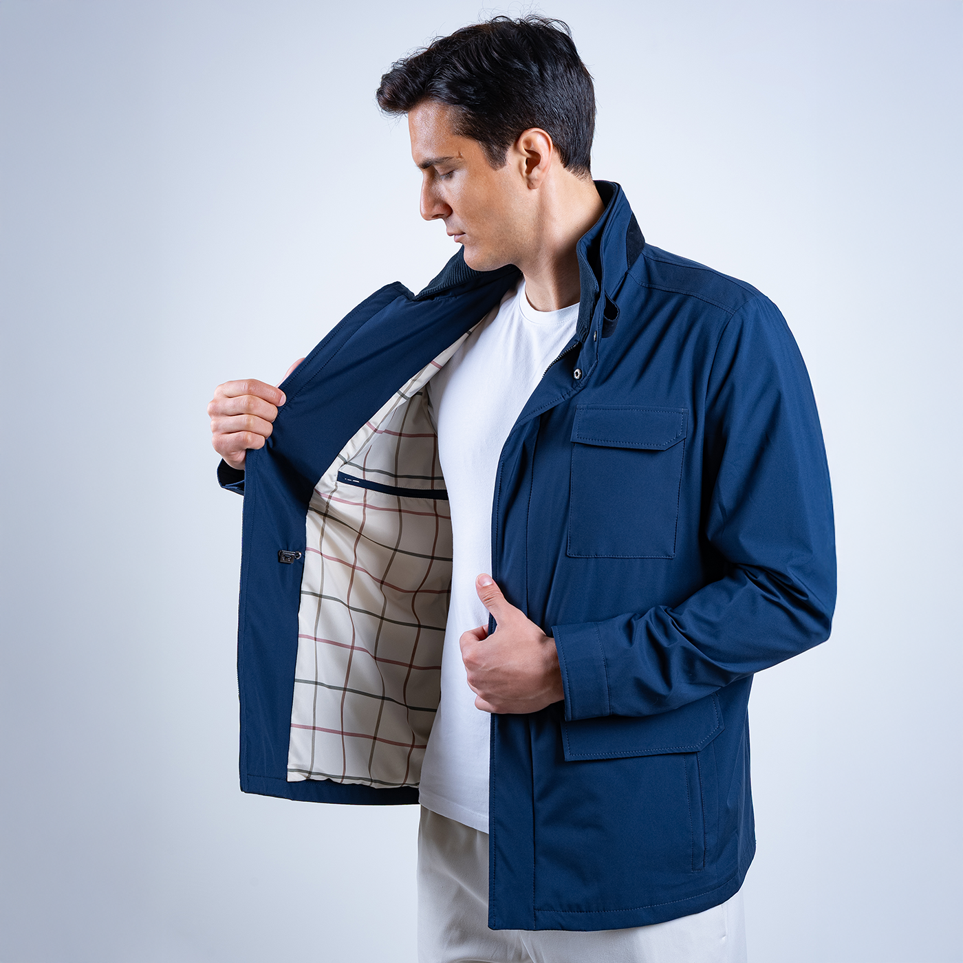 Travel Jacket M1009 - Blue