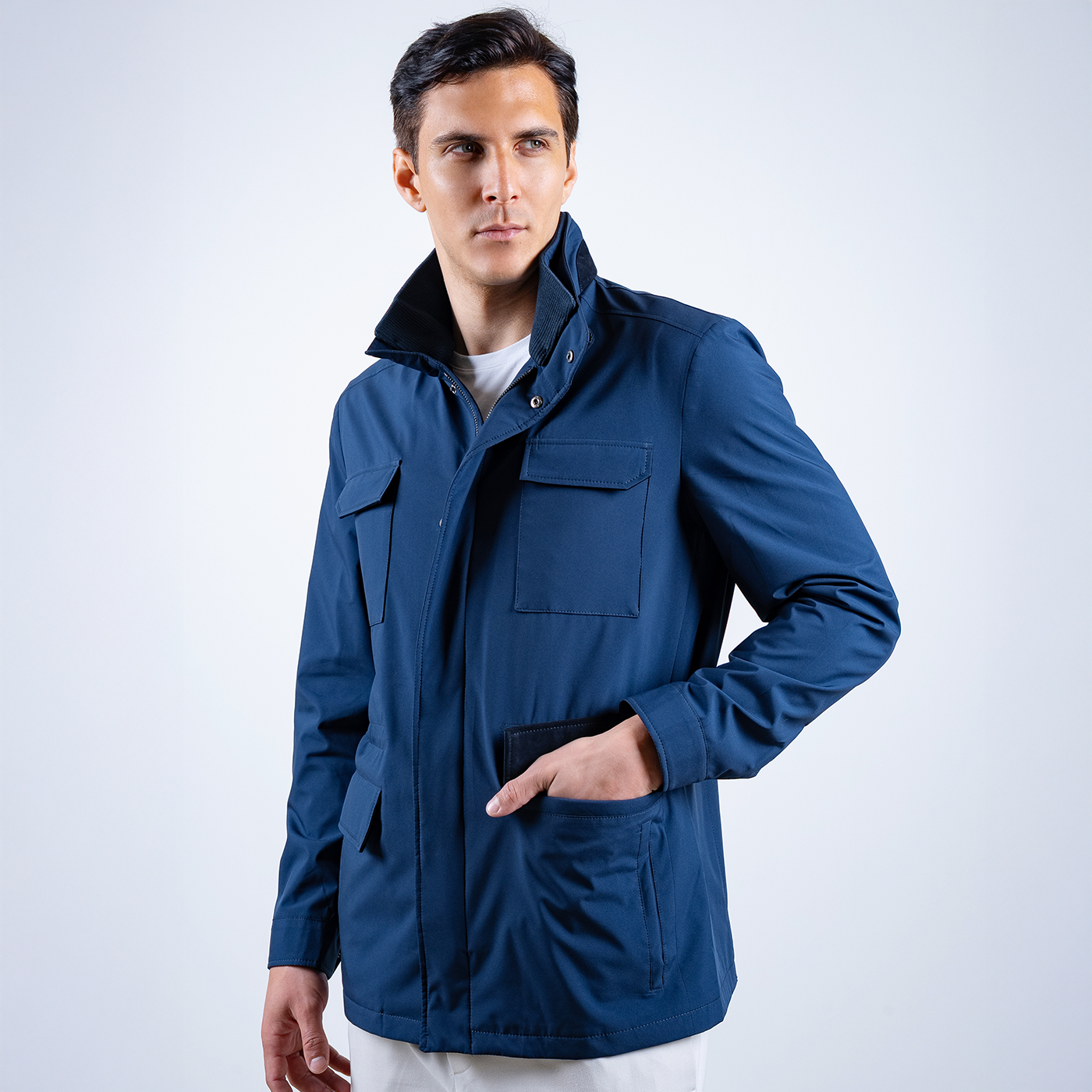 Travel Jacket M1009 - Blue