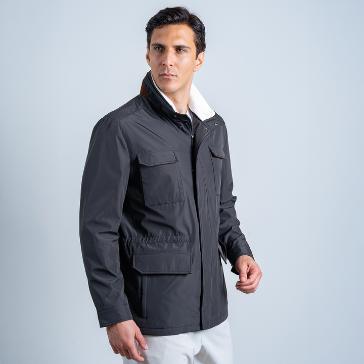 Travel Jacket M1009 - Charcoal