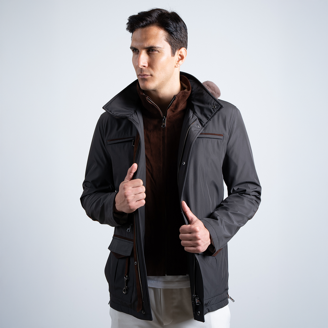 Travel Jacket 901 -  Charcoal