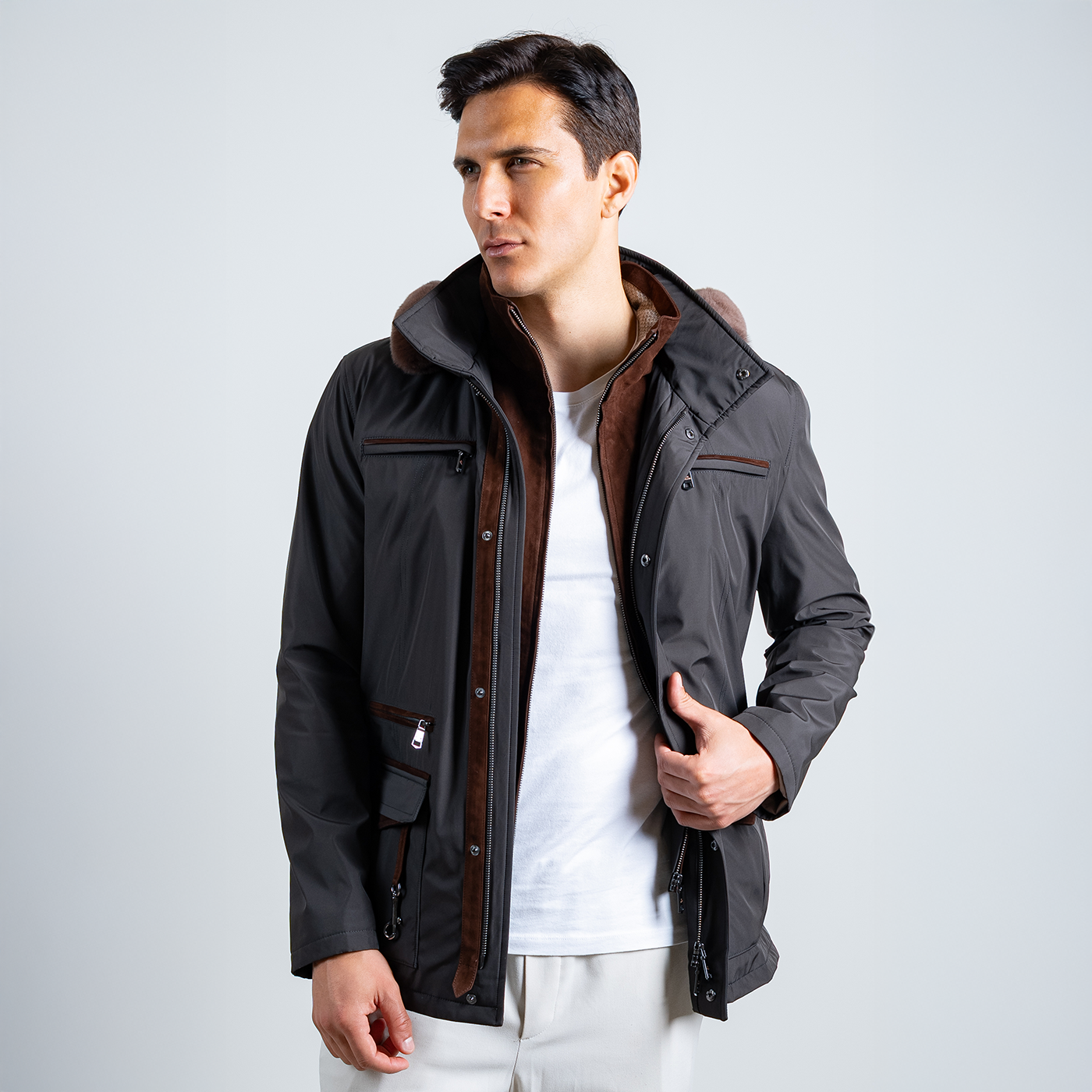 Travel Jacket 901 -  Charcoal