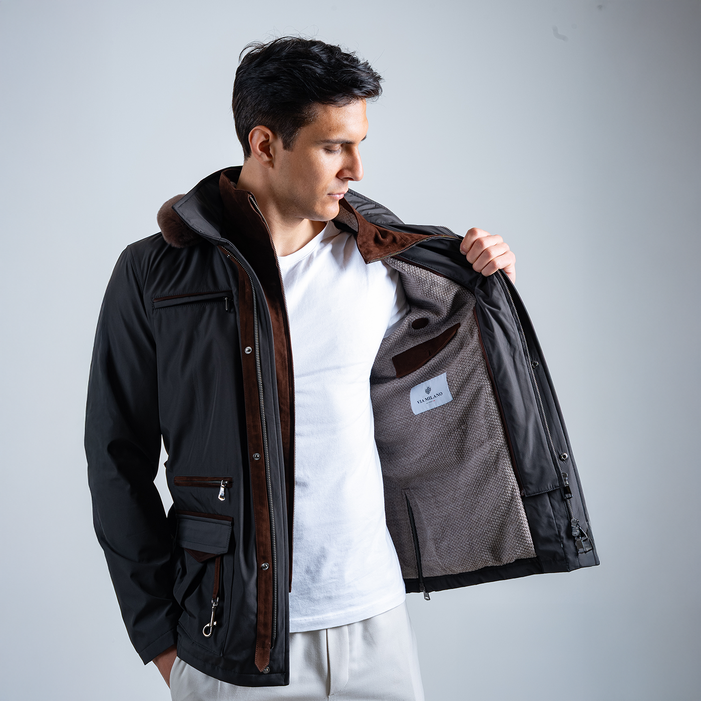 Travel Jacket 901 -  Charcoal